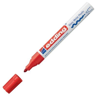 ROTULADOR PERMANENTE EDDING 750 ROJO