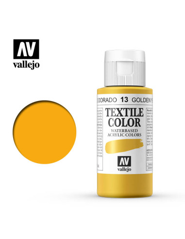 TEXTIL COLOR VALLEJO 60ML AMARILLO DORADO 13