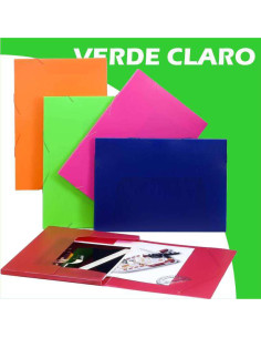 CARPETA C/ELAST CARCHIVO A3  PP 13MM 3641K VERDE C
