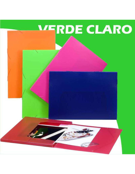 CARPETA C/ELAST CARCHIVO A3  PP 13MM 3641K VERDE C