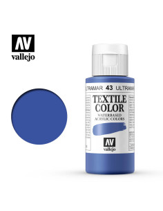 TEXTIL COLOR VALLEJO 60ML AZUL  OPACO  43