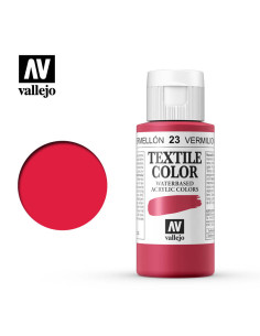 TEXTIL COLOR VALLEJO 60ML BERMELLÓN 23