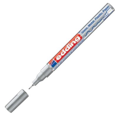 ROTULADOR PERMANENTE EDDING 780 PLATA