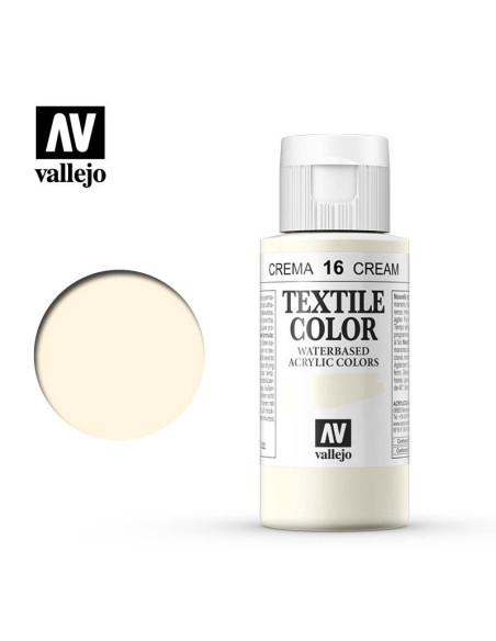 TEXTIL COLOR VALLEJO 60ML CREMA 16 TEXTIL COLOR VALLEJO 60ML CREMA 16