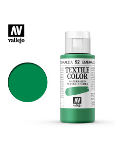 TEXTIL COLOR VALLEJO 60ML ESMERALDA 52
