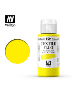 TEXTIL COLOR VALLEJO 60ML FLU AMARILLO 509