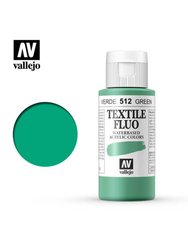 TEXTIL COLOR VALLEJO 60ML FLU VERDE 512