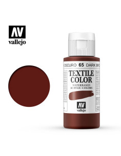 TEXTIL COLOR VALLEJO 60ML MARRÓN 65