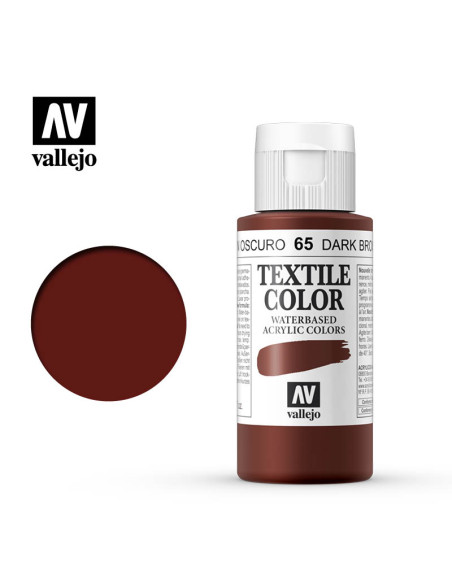 TEXTIL COLOR VALLEJO 60ML MARRÓN 65 TEXTIL COLOR VALLEJO 60ML MARRÓN 65