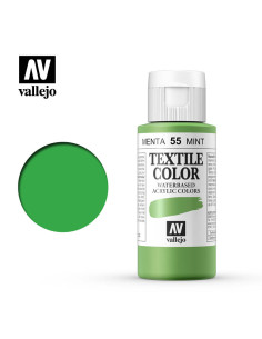 TEXTIL COLOR VALLEJO 60ML MENTA  OPACO  55