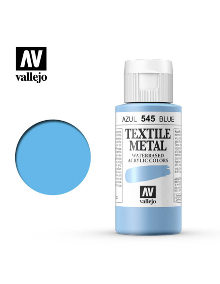 TEXTIL COLOR VALLEJO 60ML MET AZUL 545 TEXTIL COLOR VALLEJO 60ML MET AZUL 545