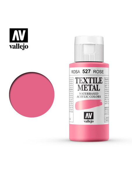 TEXTIL COLOR VALLEJO 60ML MET ROSA 527 TEXTIL COLOR VALLEJO 60ML MET ROSA 527