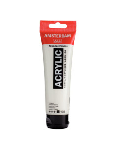 ACRILICO AMSTERDAM 120ML Blanco Titanio 105