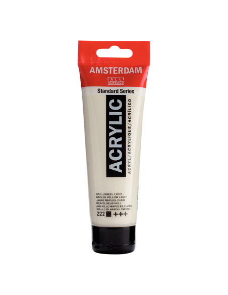 ACRILICO AMSTERDAM 120ML Amarillo Nápoles CLA 222 ACRILICO AMSTERDAM 120ML Amarillo Nápoles CLA 222