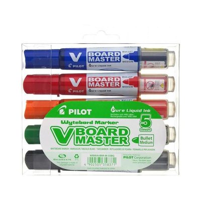 ROTULADOR PIZARRA PILOT V BOARD PACK 5 UDS