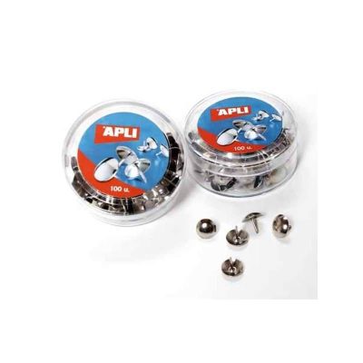 CHINCHETAS NIQUELADAS APLI 50U 11725