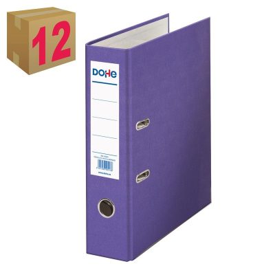 ARCHIVADOR PALANCA DOHE F L/A FORRADO MORADO C/12