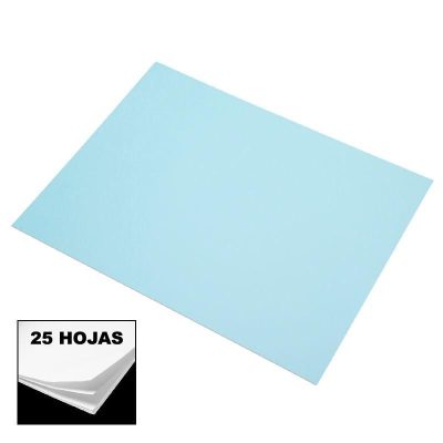CARTULINA FABRIANO 50x65cm 185gr 25h AZUL CIELO