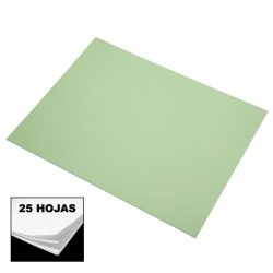 CARTULINA FABRIANO 50x65cm 185gr 25h VERDE CLARO