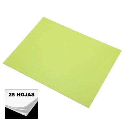 CARTULINA FABRIANO 50x65cm 185gr 25h VERDE LIMA