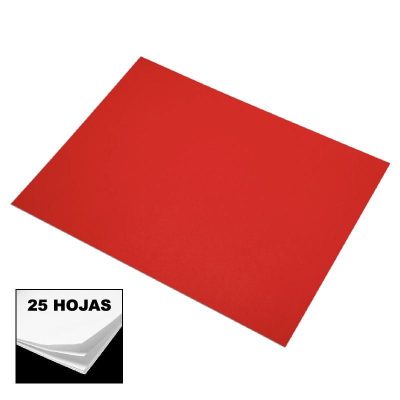 CARTULINA FABRIANO 50x65cm 185gr 25h ROJO