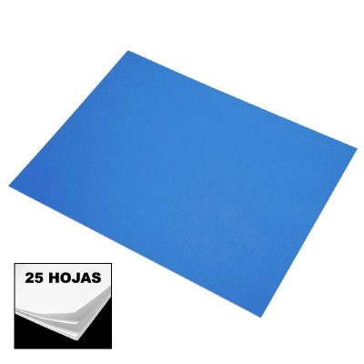 CARTULINA FABRIANO 50x65cm 185gr 25h AZUL COBALTO