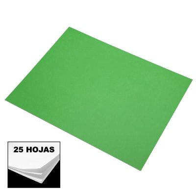 CARTULINA FABRIANO 50x65cm 185gr 25h VERDE MALAQIT