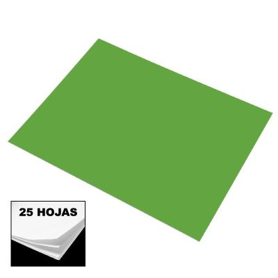 CARTULINA FABRIANO 50x65cm 185gr 25h VERDE INTENSO