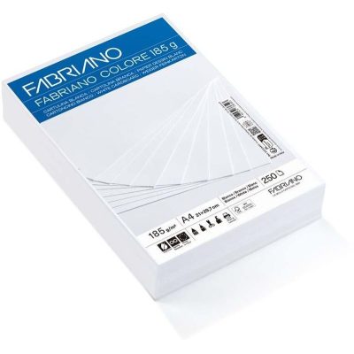 CARTULINA FABRIANO A4 185gr 250h BLANCA