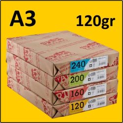 PAPEL DIBUJO FABRIANO START 120gr A3 250h