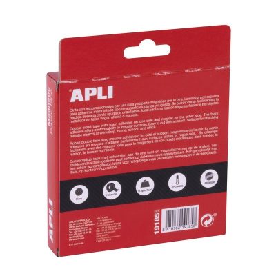 CINTA ADHESIVA MAGNÉTICA APLI 19MM x 2M