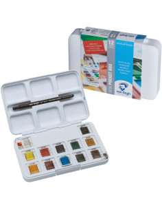 ACUARELA VAN GOGH CAJA PLAS 12 1/2 GODET SURT 