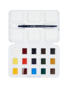 ACUARELA VAN GOGH CAJA 12 1/2 GODET SURT  Y PINCEL