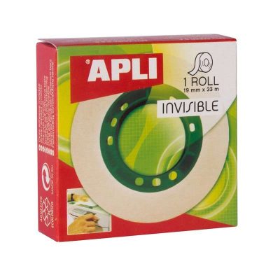 CINTA ADHESIVA APLI INVISIBLE 19X33