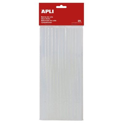 BARRA DE COLA TERMOFUSIBLE 7 5MM 20CM BL 25UDS