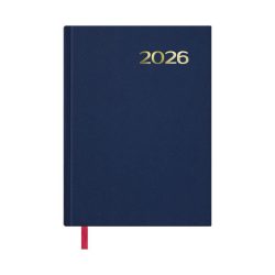 AGENDA ANUAL DOHE SINTEX 2026 A5 DIA PÁGINA AZUL