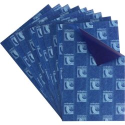 PAPEL CARBON GRAFOPLAS A4  BLISTER 10H AZUL 2