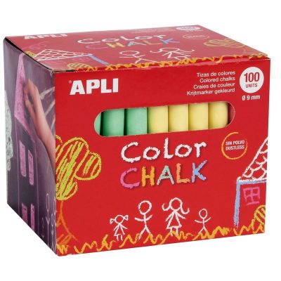 TIZAS APLI CAJA 100 UN COLORES SURTIDOS
