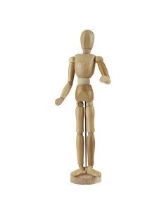 MANIQUI ARTICULADO HOMBRE TALENS 30CM MAD 