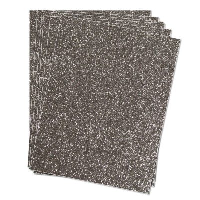 CARTULINA CON PURPURINA 50X65cm 250gr PLATA