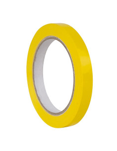 CINTA ADHESIVA PVC 66X12 MM AMARILLA