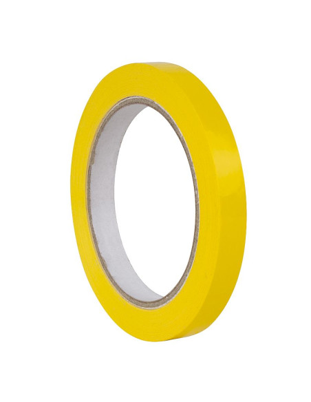 CINTA ADHESIVA PVC 66X12 MM AMARILLA
