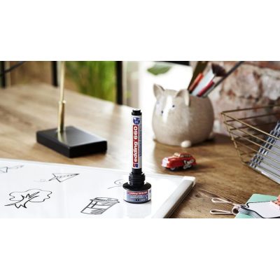 TINTA ROTULADOR PIZARRA BLANCA EDDING BTK25 NEGRO