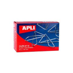 CLIPS MARIPOSA APLI No10 40MM CAJA 50UD 11914