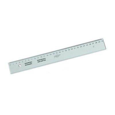 REGLA ESCOLAR IRROMPIBLE FAIBO TRANSPARENTE 30CM