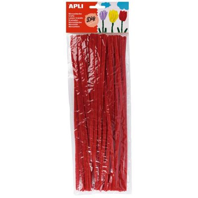 LIMPIAPIPAS 30CM ROJO BOLSA 50 UDS
