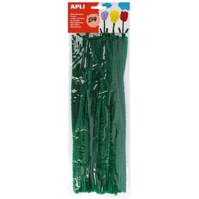 LIMPIAPIPAS 30CM VERDE BOLSA 50 UDS