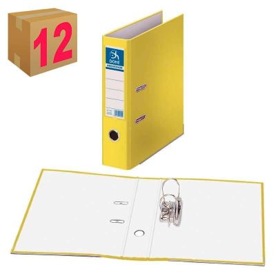 ARCHIVADOR PALANCA DOHE F L/A FORRADO AMARILL C/12