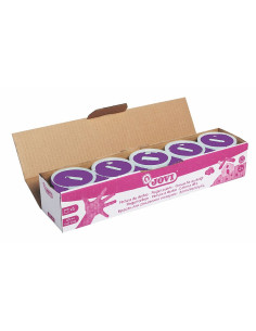 PINTURA DE DEDOS JOVI 125 ML VIOLETA C/5