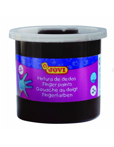 PINTURA DE DEDOS JOVI 125 ML NEGRO